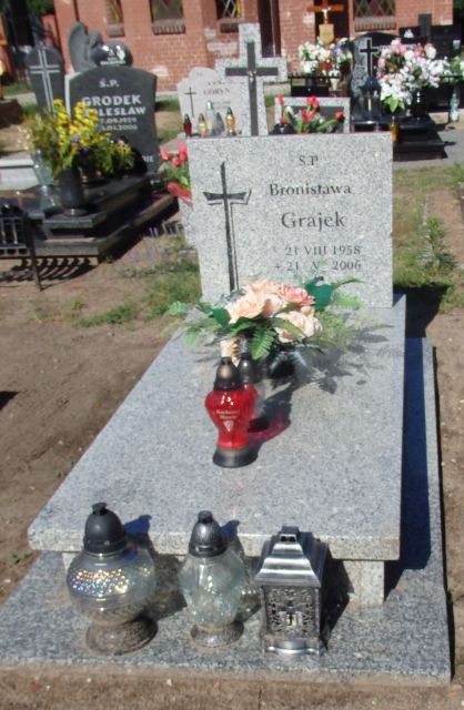 Grób BRONISŁAWA GRAJEK