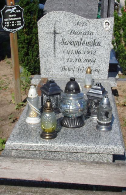 Paweł SZCZYGŁOWSKI 1951 Karlino - Grobonet - Wyszukiwarka osób pochowanych