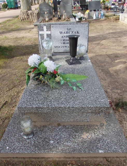 Andrzej WARCZAK 1968 Karlino - Grobonet - Wyszukiwarka osób pochowanych