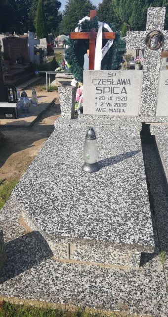 Grób CZESŁAWA SPICA