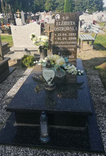 Elżbieta OSTROWSKA 1933 Karlino - Grobonet - Wyszukiwarka osób pochowanych